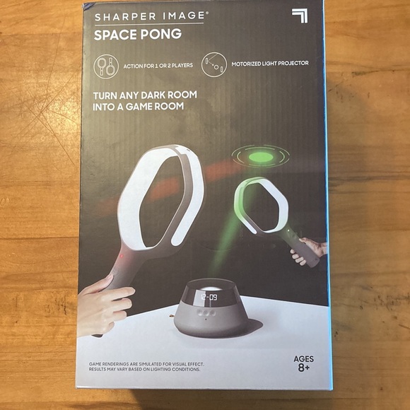 New Sharper Image Virtual  Space Pong Game 1 or 2 players - Picture 4 of 4